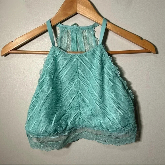 Aerie teal lace bralette L - Picture 3 of 5